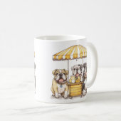 Mug Bulldogs Anglais Courant Un Stand De Lemonade (Devant droit)