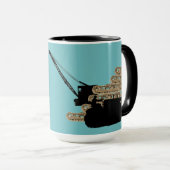 Mug Bulldozer d'art de l'ingénieur d'exploitation de l (Devant droit)