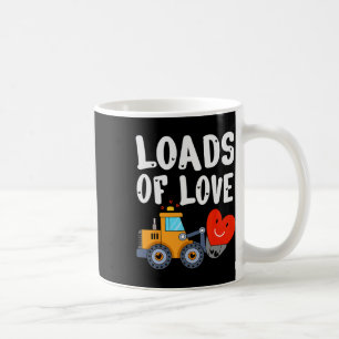 Mug Bulldozer de la Saint-Valentin mignon véhicule cha