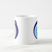 Mug bulle bleue d'hillary clinton (Centre)