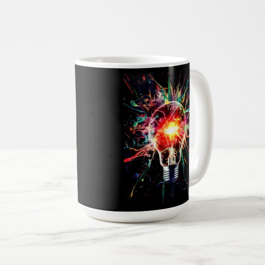 Mug Bulle de déclenchement (Devant droit)