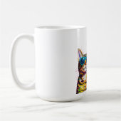 Mug Bulle de dialogue de chat drôle design (Gauche)