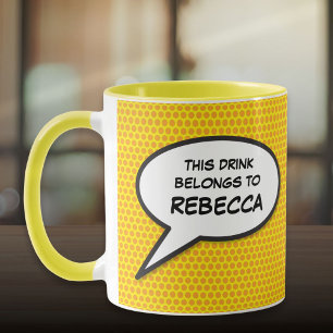 Mug Bulle de dialogue personnalisée drôle