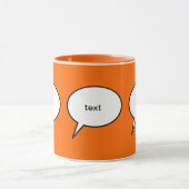Mug bulle de discours personnalisable (Centre)