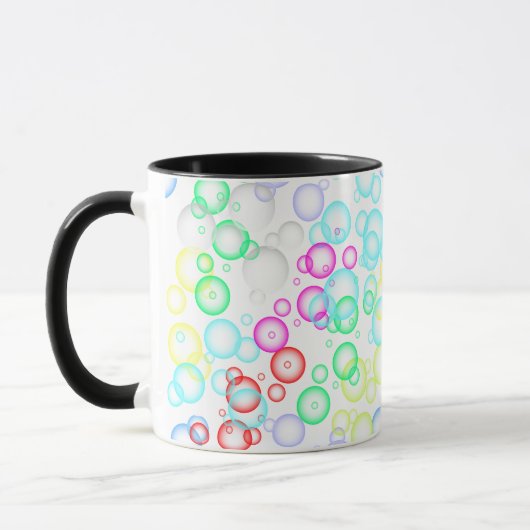 Mug bulle motif 02.b White BG (Gauche)
