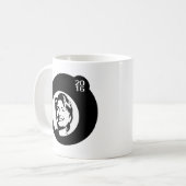 Mug bulle noire de hillary clinton (Devant gauche)
