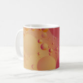 Mug Bulle numérique rose et orange (Devant gauche)