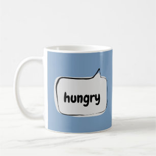 Mug bulle vocale affamée
