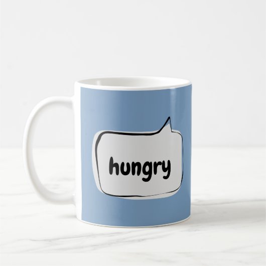 Mug bulle vocale affamée (Gauche)