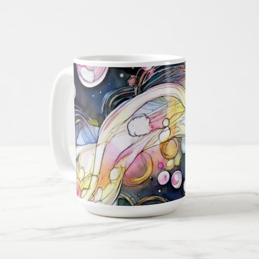 Mug Bulles Abstraites (Devant gauche)