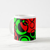 Mug Bulles Abstraites 01 (Devant gauche)
