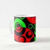 Mug Bulles Abstraites 01 - Customisées (Devant gauche)