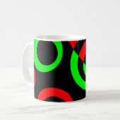 Mug Bulles Abstraites 04 (Devant gauche)