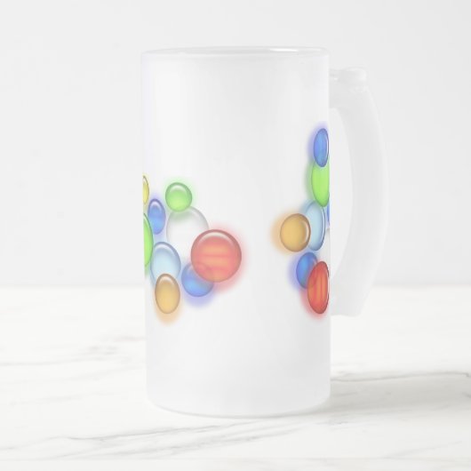 Mug - Bulles colorées (Devant droit)