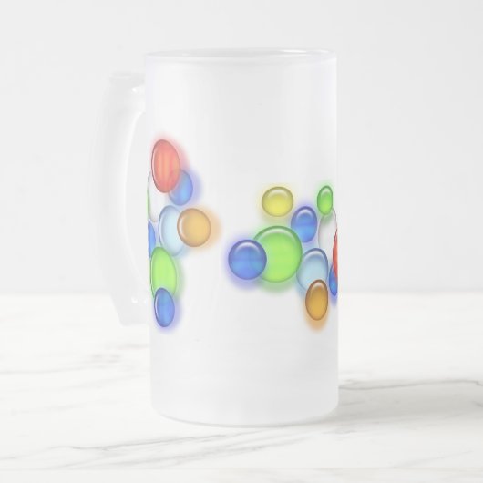 Mug - Bulles colorées (Devant gauche)