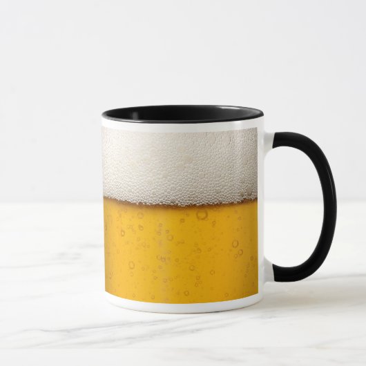 Mug Bulles de bière - Gros plan (Droite)