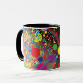 Mug Bulles de couleurs - (Devant gauche)