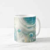Mug Bulles de mousse marine (Devant droit)