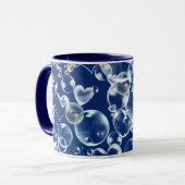 Mug Bulles de savon des coeurs (Devant gauche)