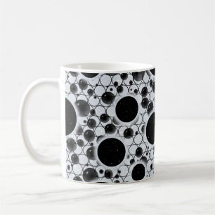 Mug Bulles d'espace - Paillettes blanches