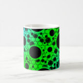 Mug Bulles d'espace - Taches - Vert/Cyan (Centre)