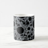 Mug Bulles d'espace tachetées - Paillettes argentées (Centre)