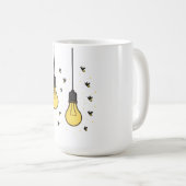 Mug Bulles Enchantées : Les lucioles dansent autour de (Devant droit)