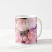 Mug Bulles Jaunes Pâles : Décor Élégant (Devant droit)