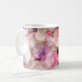 Mug Bulles Jaunes Pâles : Décor Élégant (Devant gauche)