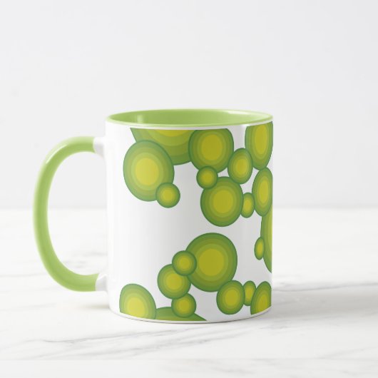 Mug Bulles vertes (Gauche)
