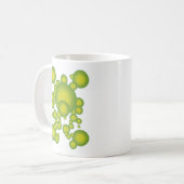 Mug Bulles vertes (Devant gauche)