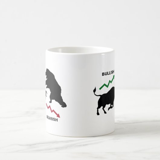 Mug Bullish / Bearish Stock Trader (Centre)