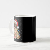 Mug Bullmastiff Dog Christmas Tree Lights Dogs Xmas Pa (Devant gauche)