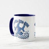 Mug BUM BUM REQUIN par Jeff Willis Art (Devant gauche)