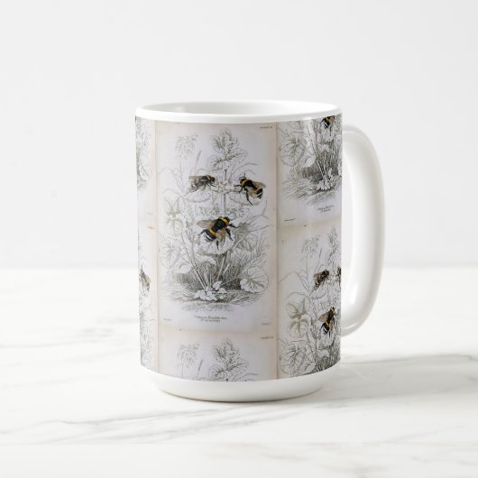 Mug Bumble Bee Botanical (Devant droit)