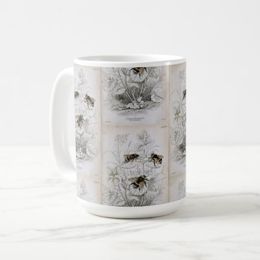 Mug Bumble Bee Botanical (Devant gauche)
