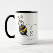 Mug Bumble Bee Mine personnalisée (Gauche)