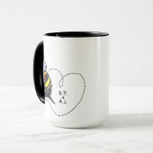 Mug Bumble Bee Mine personnalisée (Devant gauche)