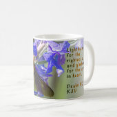 Mug Bumble Bee Psaum 97:11 KJV (Devant droit)