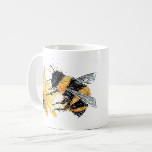 Mug Bumble Bee ramassant du pollen (Devant gauche)