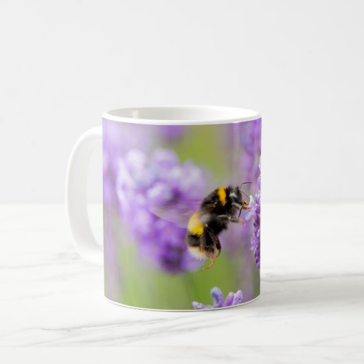 Mug Bumblebebe Sur Lavender (Devant gauche)