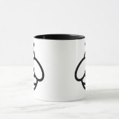 Mug Bumblebee bee miel abeille image de conception gra (Centre)