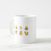 Mug Bumblebee de tournesol mignonne Gnome (Devant gauche)