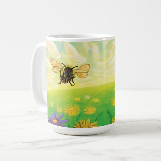 Mug Bumblebee sur l'Horizon (Devant gauche)