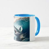 Mug Bump et Bite de requin (Devant droit)