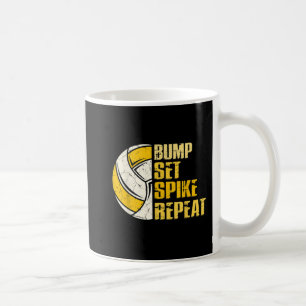 Mug Bump Set Spike Répéter Volleyball Fun