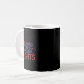 Mug Bun American Flag Pro Choice Star Stripes Equal Ri (Devant gauche)