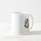 Mug Bun de noeud de cheveux Brown (Devant droit)