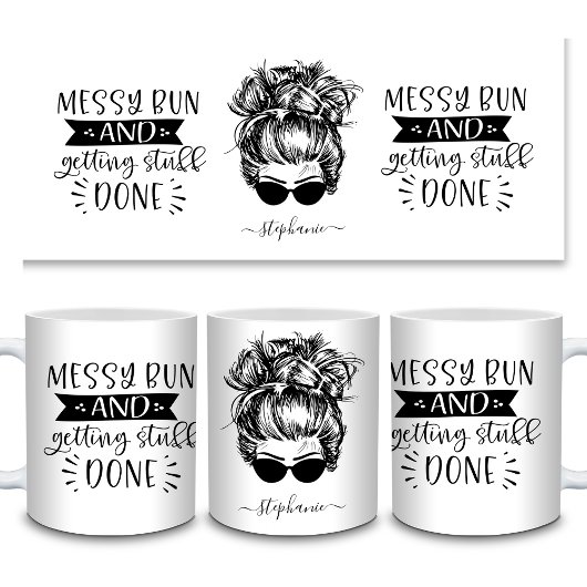 Mug Bun et obtenir des trucs fait Maman Vie Drôle