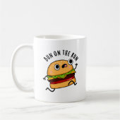 Mug Bun Sur La Course Funny Burger Pun (Gauche)